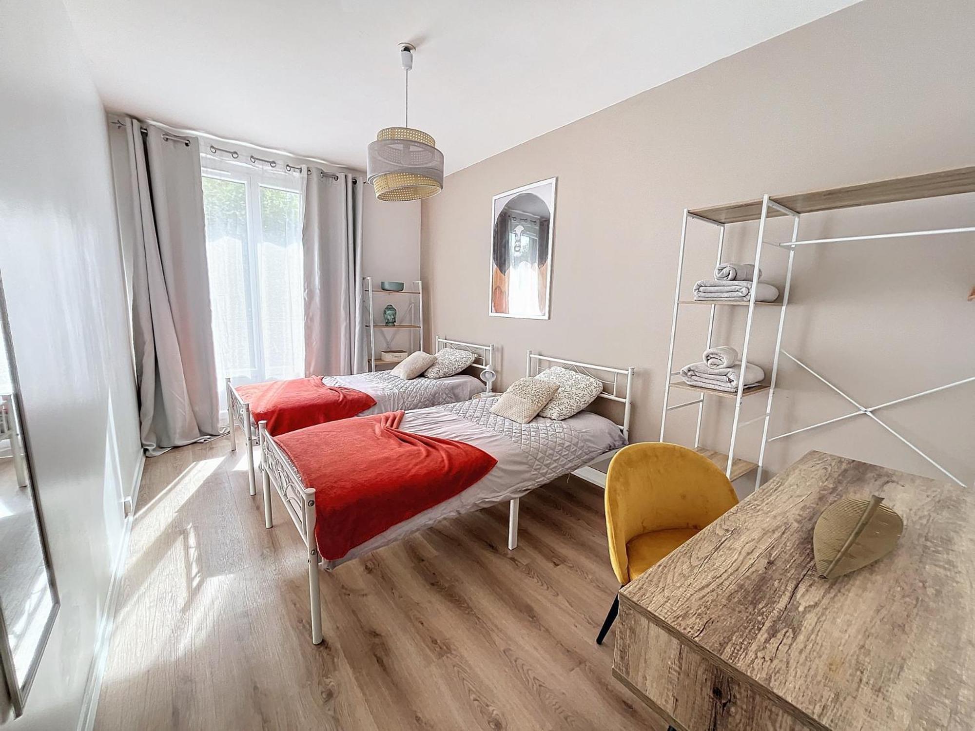 Appart Xl "So Zen" - 3 Chambres - 8 Pers - 20Mn To Paris Ангьен-ле-Бэн Экстерьер фото